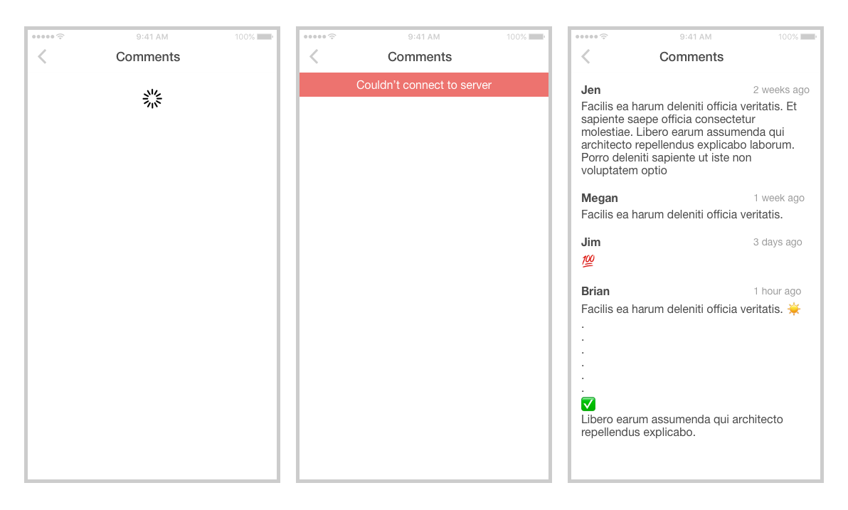 Image Comments UI