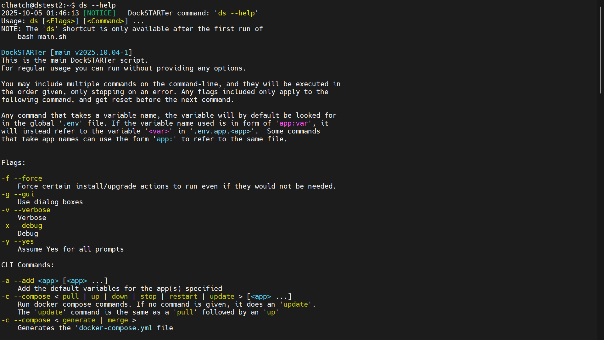 Command Line Interface