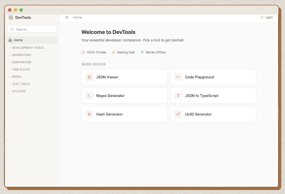 DevToolsApp Desktop